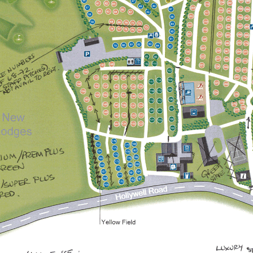 completing RV park map design amendments